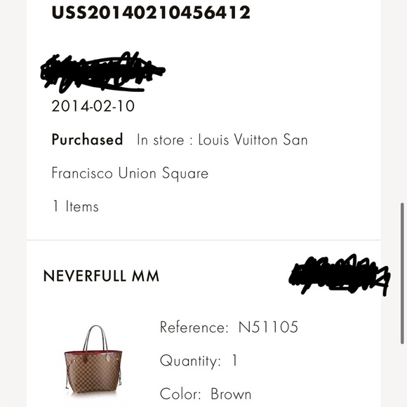 AUTHENTIC Louis Vuitton Neverfull MM - Picture 14 of 14